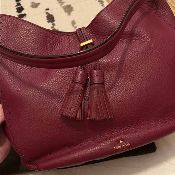 Kate Spade Red Hobo Bag - Picture 1 of 3